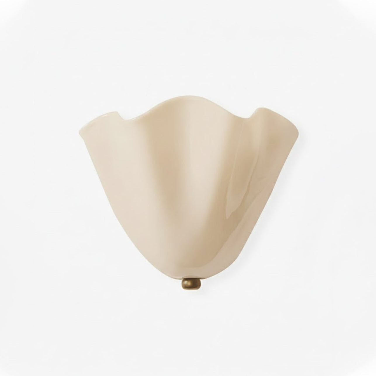 Wall Light 11 in x 10 in x 5.1 in Indoor Metal Glass LED Fixture Beige Green Brown Amber Home Hallway Bedroom Living Room Decorative Lighting | Thomler
