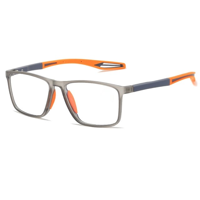 Titanium Multi-Focus Reading Eyewear with Screen Protection for Men & Women Over 40 | Featherweight Rectangular Frame | Thomler