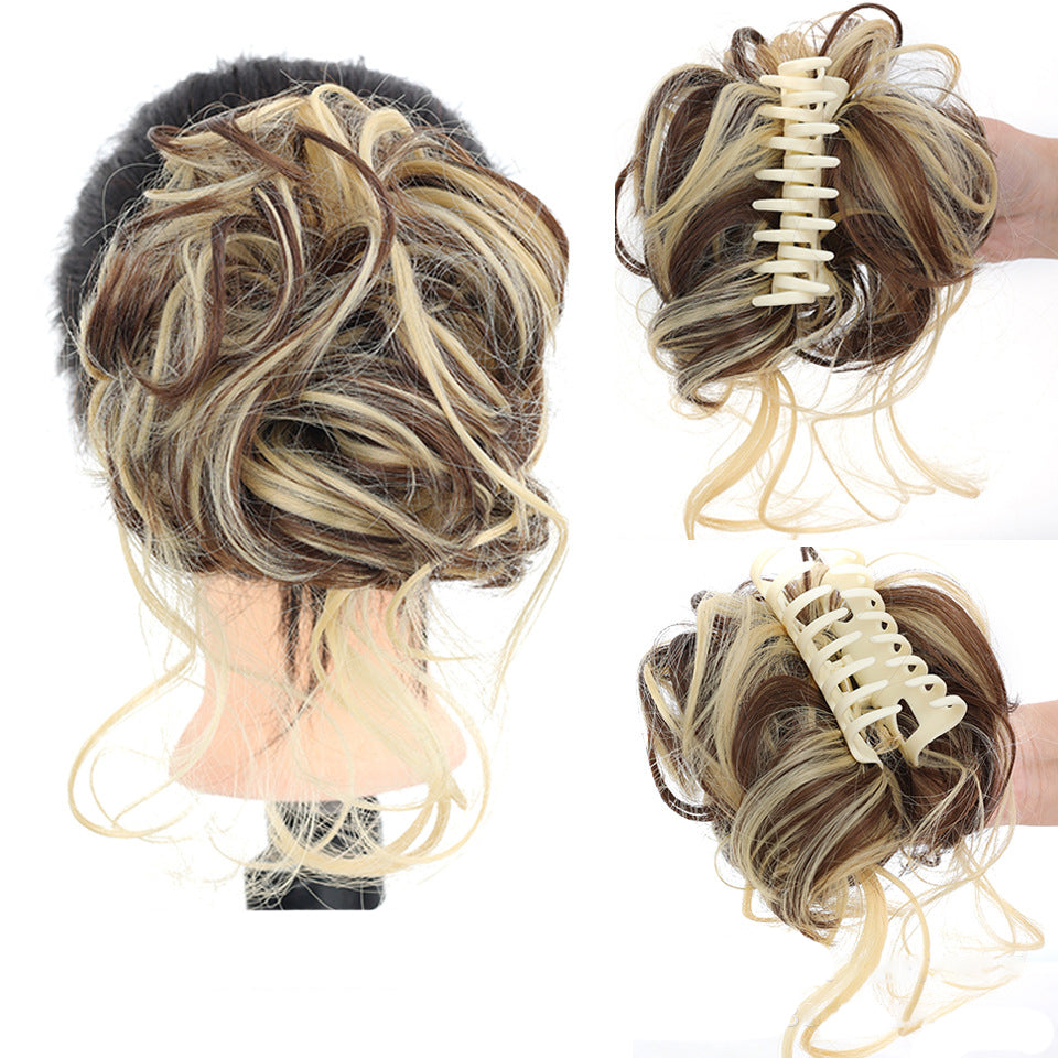 Clip-In Messy Bun Hairpiece – Synthetic Hair Scrunchie Updo Extension for Volume & Style | Thomler