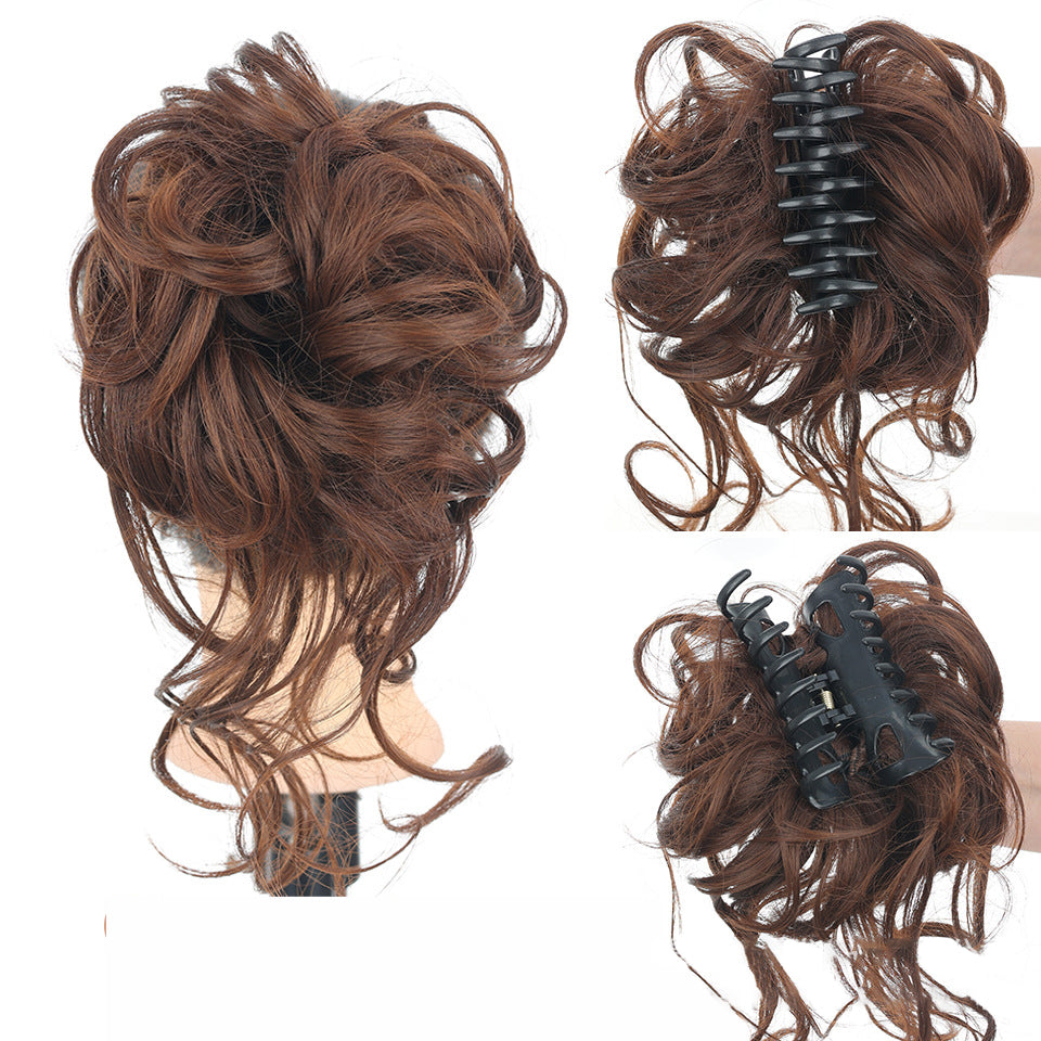 Clip-In Messy Bun Hairpiece – Synthetic Hair Scrunchie Updo Extension for Volume & Style | Thomler