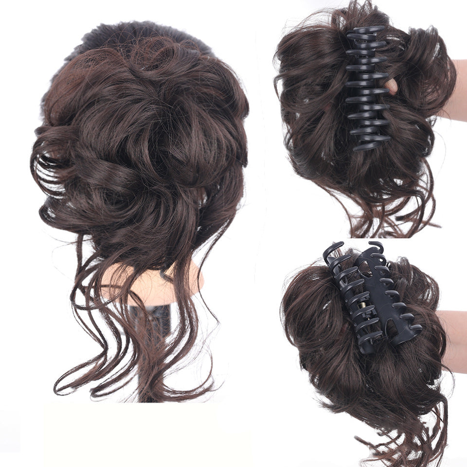 Clip-In Messy Bun Hairpiece – Synthetic Hair Scrunchie Updo Extension for Volume & Style | Thomler