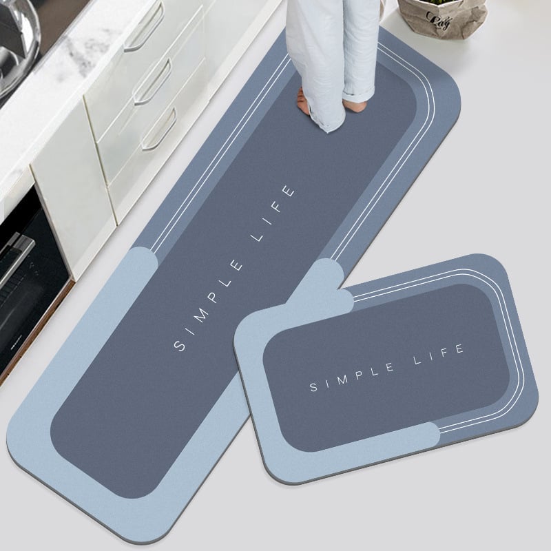 Super-Absorbent Non-Slip Bathroom Floor Mat for Safe, Dry Floors – Plush Memory Foam Bath Rug with Quick-Dry Technology | Thomler