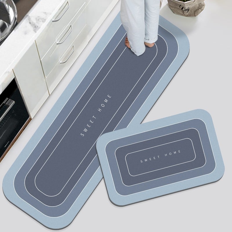 Super-Absorbent Non-Slip Bathroom Floor Mat for Safe, Dry Floors – Plush Memory Foam Bath Rug with Quick-Dry Technology | Thomler