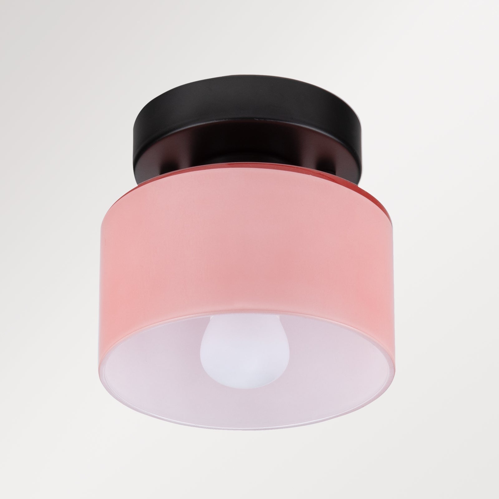 Ceiling Lamp Glass E27 E26 Amber Kitchen Hallway Living Room Retro Flush Mount Lighting | Thomler
