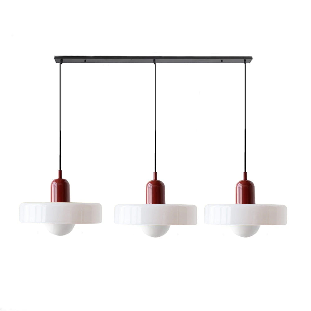 Pendant Light Glass Shade 30.0 cm Bedroom Bedside Hanging Lamp Modern Minimalist Nordic Style Adjustable Ceiling Light | Thomler