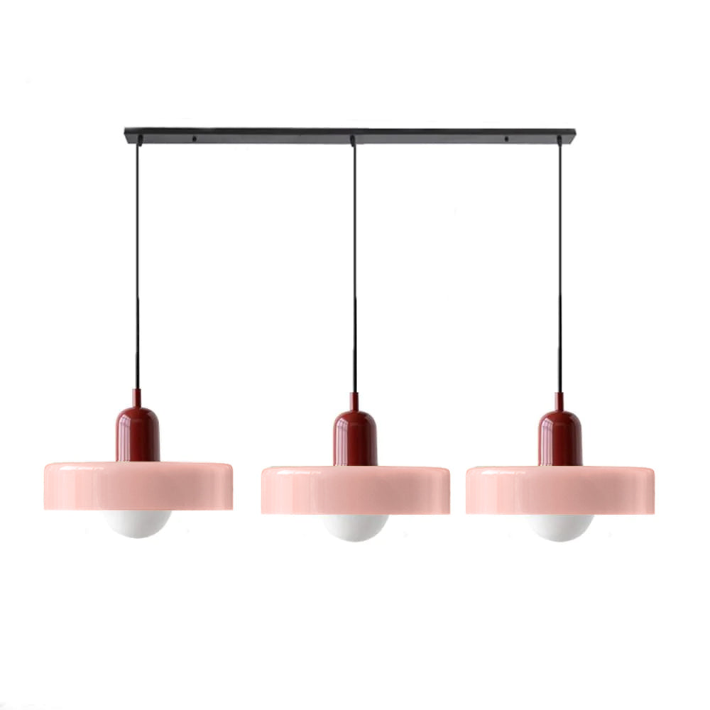 Pendant Light Glass Shade 30.0 cm Bedroom Bedside Hanging Lamp Modern Minimalist Nordic Style Adjustable Ceiling Light | Thomler