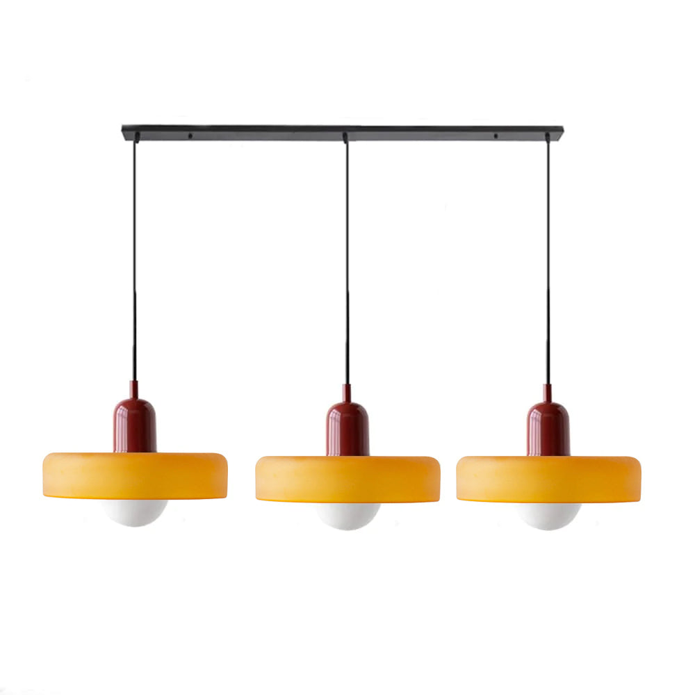 Pendant Light Glass Shade 30.0 cm Bedroom Bedside Hanging Lamp Modern Minimalist Nordic Style Adjustable Ceiling Light | Thomler