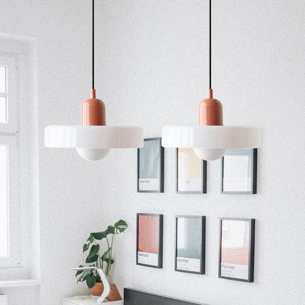 Pendant Light Glass Double Shade G9 35.0 cm Dining Room Kitchen Island Ceiling Fixture Modern Hanging Lamp | Thomler