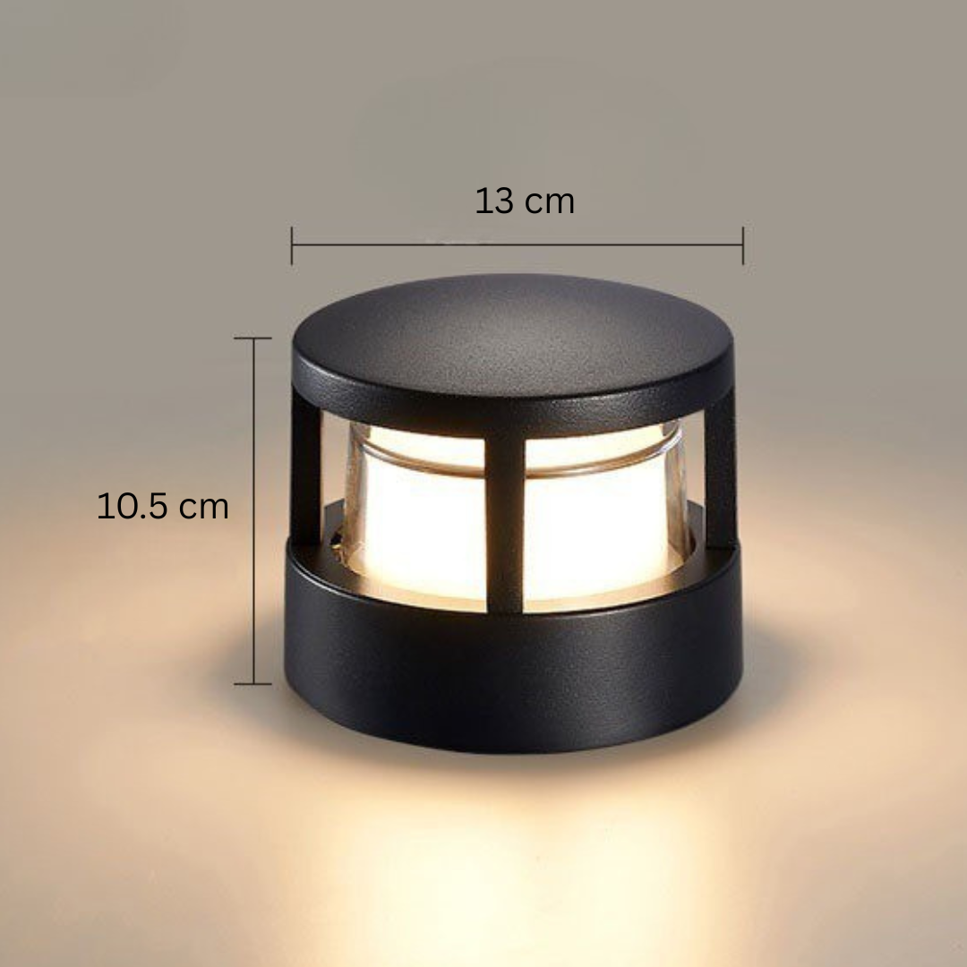 Weatherproof LED Outdoor Wall Light – Square & Round Industrial Fixture for Patio, Garden, Pathway | Thomler