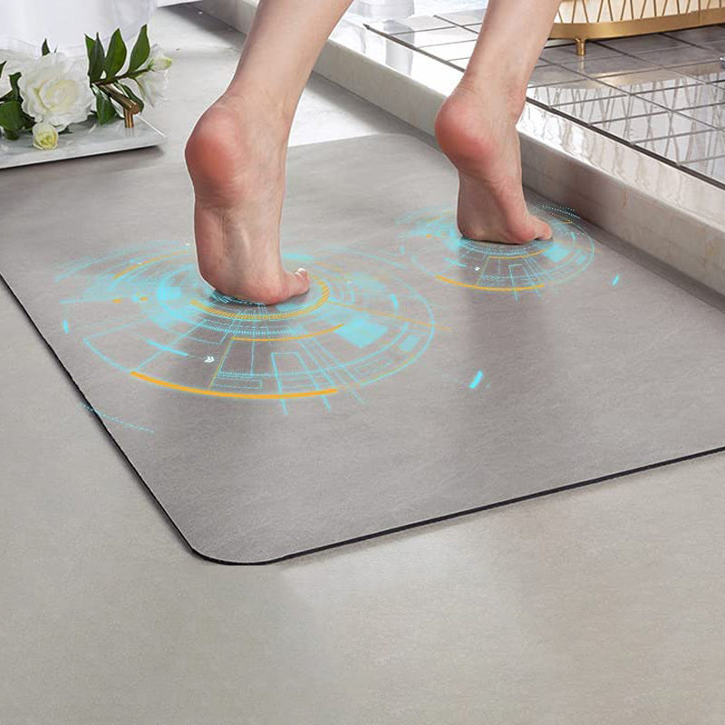 Ultra-Absorbent Diatomaceous Earth Bath Mat – Non-Slip, Quick-Dry Bathroom Floor Mat for Safety & Hygiene | Thomler