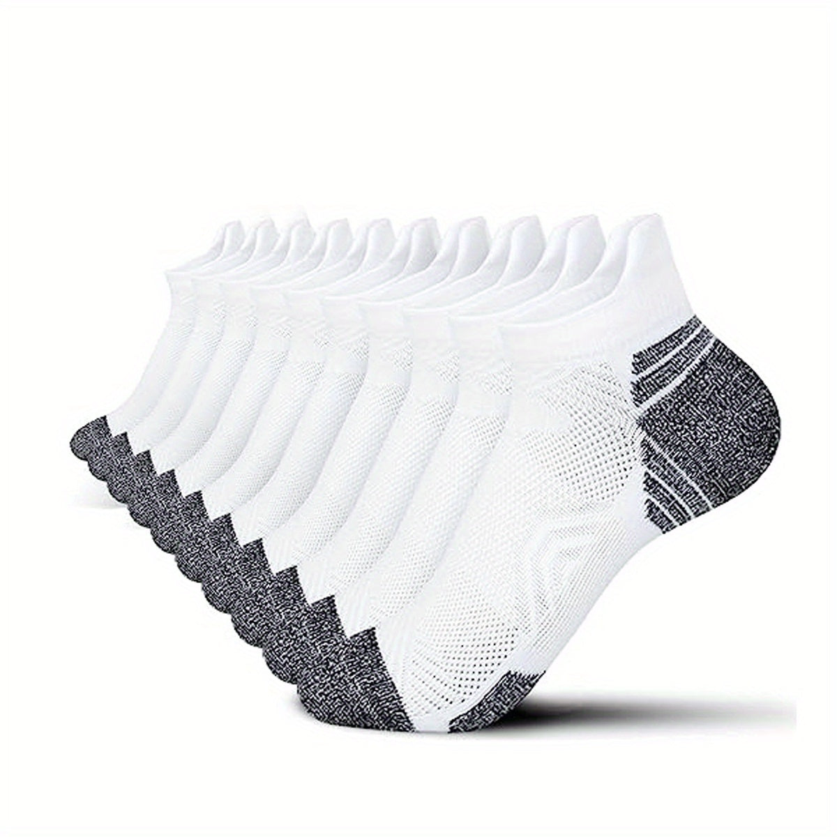 Women's Athletic Compression Socks 5-Pack – Moisture-Wicking Performance Crew Socks for Running, Gym & Everyday Wear | Thomler