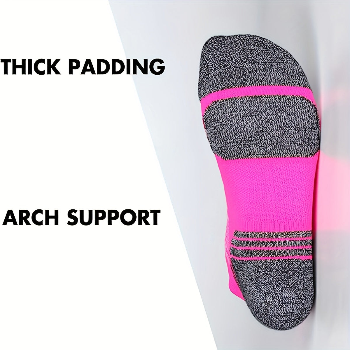 Women's Athletic Compression Socks 5-Pack – Moisture-Wicking Performance Crew Socks for Running, Gym & Everyday Wear | Thomler