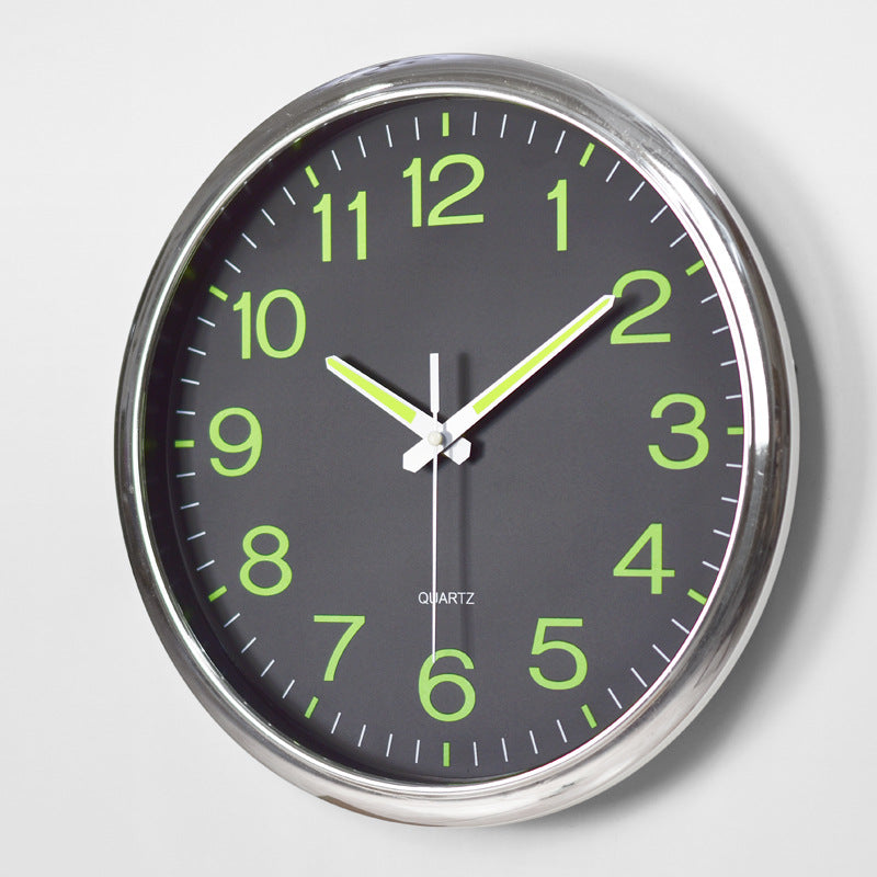 Illuminated LED Wall Clock – 12" Round Digital Display Clock with Backlight for Living Room, Bedroom & Office | Thomler
