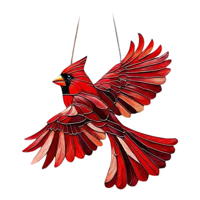 Acrylic Hummingbird Window Suncatcher Panel – Hanging Stained Glass Garden Ornament for Windows, Porch, Yard Decoration – Bird Lover Gift | Thomler