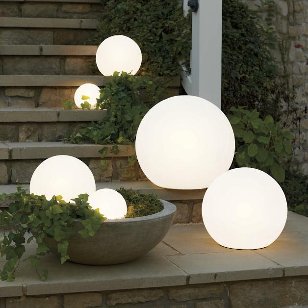 Portable LED Orb Lamp with Remote Control 4-Color Modes 10-20 in Rechargeable Cordless Sphere Light for Living Room Bedroom Bedside Nightsta | Thomler