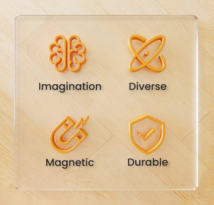 MagnaBuild – Kreatives Magnet-Baufahrzeug-Set | 50% RABATT