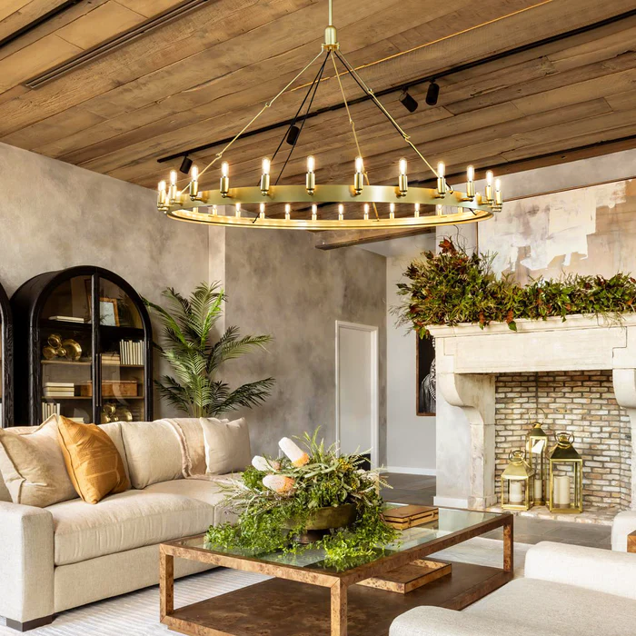 Spherical Industrial Chandelier with Edison-Style Bulbs for Dining Room, Restaurant & Large Living Spaces | Thomler