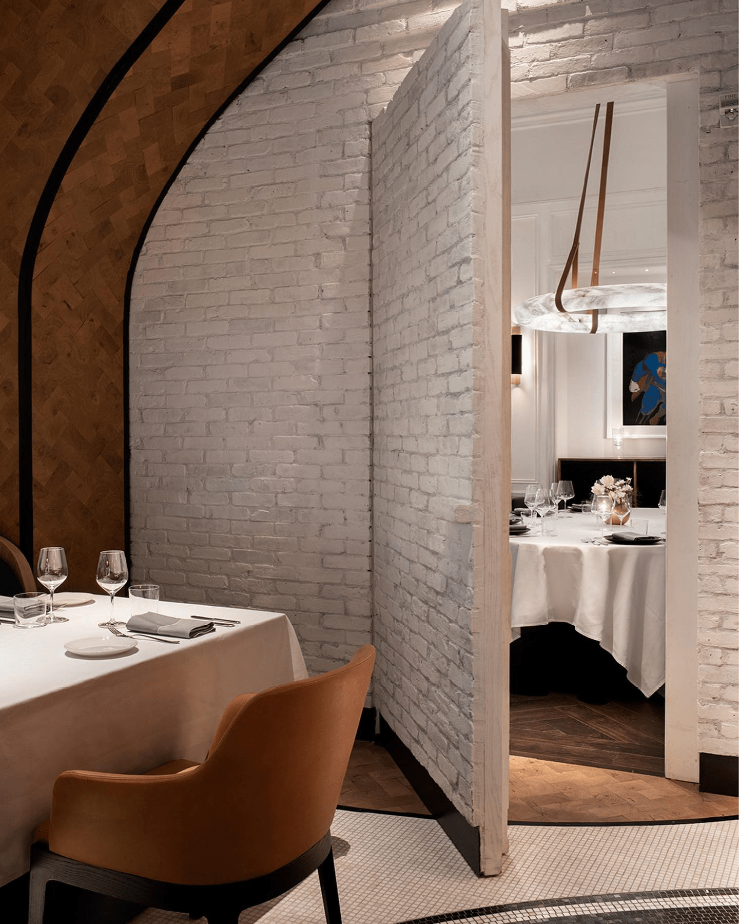 Pendant Light Alabaster Ring LED Ø 120.0 cm Gold Dining Room Halo Hanging Ceiling Lamp Adjustable | Thomler