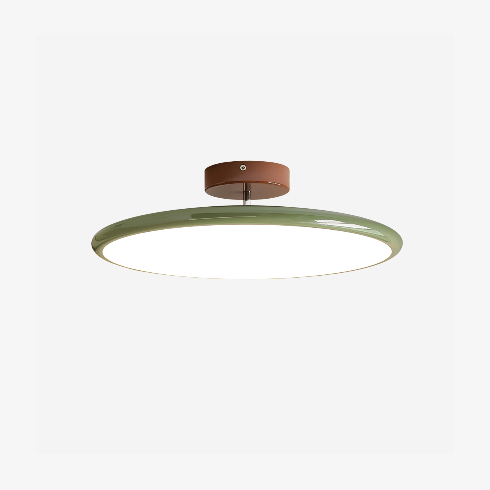 Drift Adjustable LED Ceiling Lamp 11.8 in Soft Ambient Indoor Lighting Beige Green | Thomler