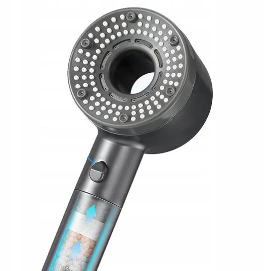High-Pressure Handheld Shower Head with 5 Spray Patterns for Low Water Pressure Bathrooms | Thomler