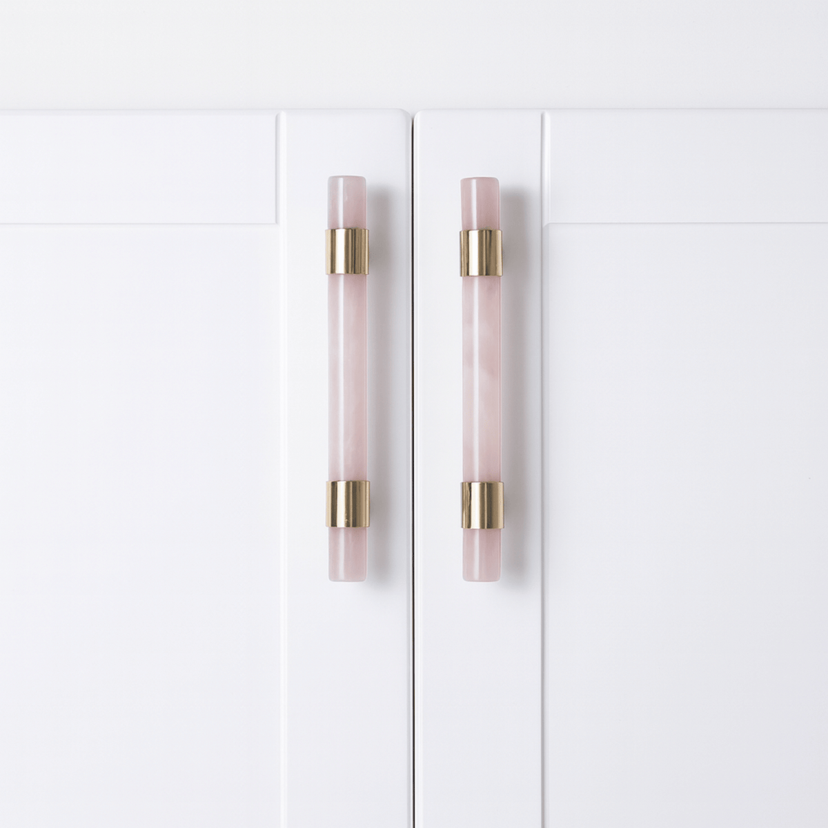 Genuine Stone & Brass Cabinet Pull – T-Bar Style for Kitchen, Closet, Dresser Drawer Hardware | Thomler
