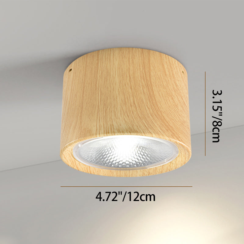 Minimalist Cylinder Surface Mount LED Light for Ceilings – Modern Downlight | Thomler