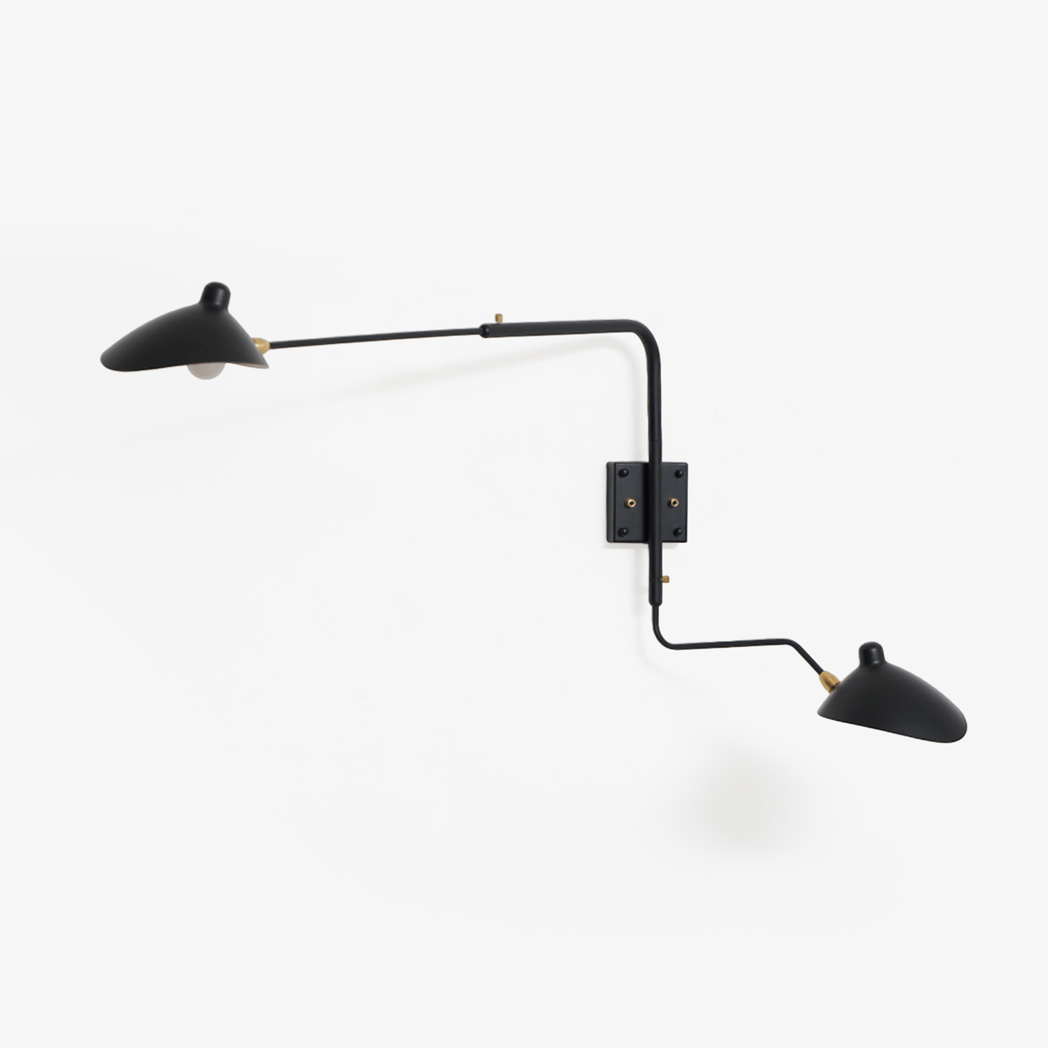 One-Arm Adjustable Wall Sconce 47–55 in Metal LED Indoor Lighting Modern Design | Thomler