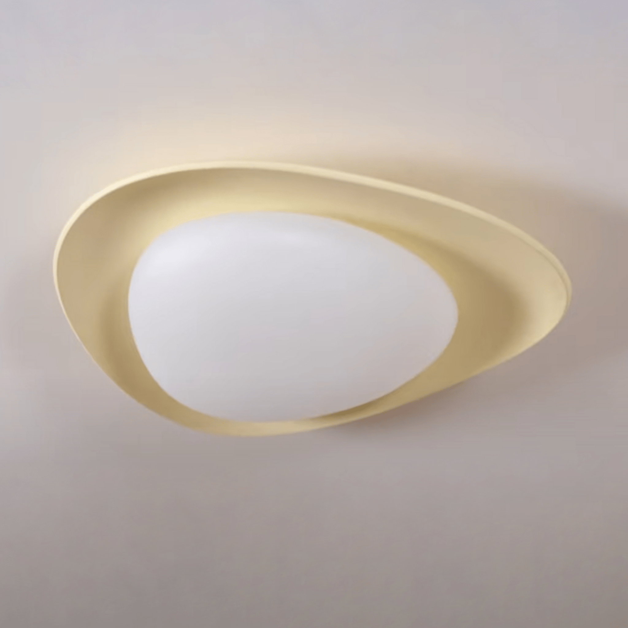 Ceiling Light Resin Integrated LED 46.0 cm Green Modern Living Room Flush Mount Lamp | Thomler