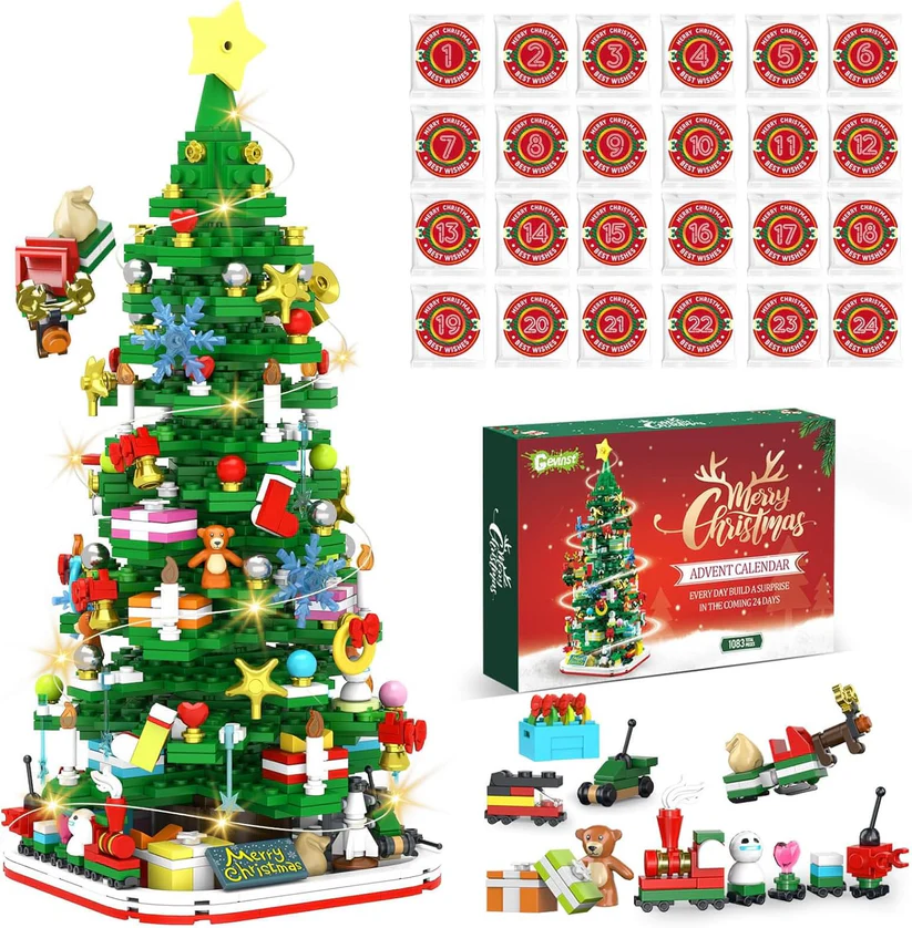 24-Day Construction Block Advent Calendar – Daily Holiday Building Fun for Kids & Families | Thomler
