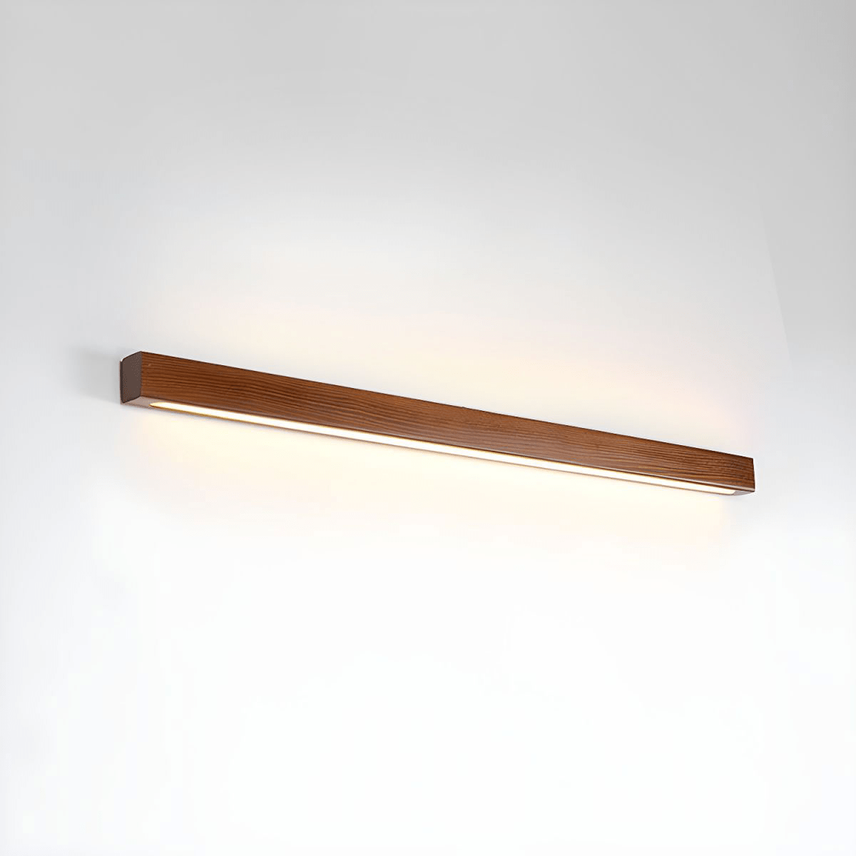 Linear Wall Light 12W Natural Pine Wood 23.6 in Indoor Hallway Vanity Lighting Modern Minimalist Fixture | Thomler