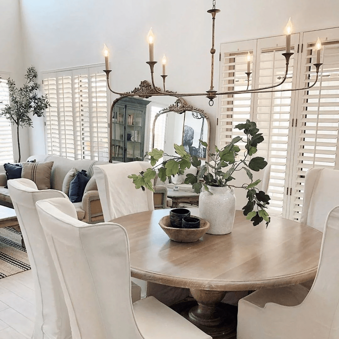 Pendant Light Brass Metal 91.0 cm Dining Room Candle Style Ceiling Chandelier Adjustable Chain E14 Hanging Fixture | Thomler