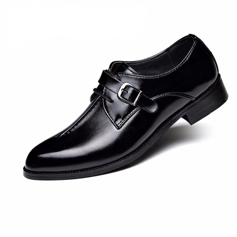 Men's Classic Dress Oxford Shoes – Formal Lace-Up Leather Derby for Office, Weddings & Business – Waterproof & Scratch-Resistant | Thomler