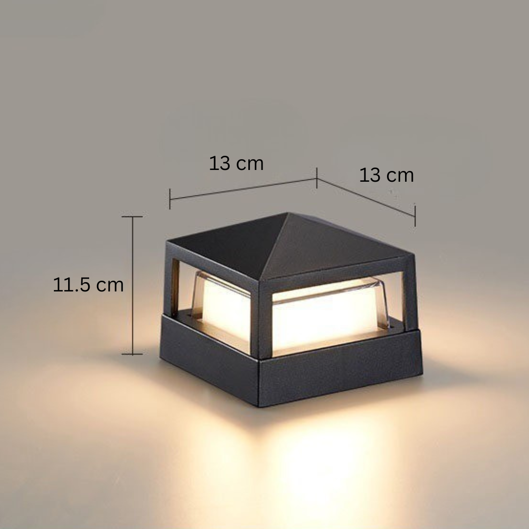 Weatherproof LED Outdoor Wall Light – Square & Round Industrial Fixture for Patio, Garden, Pathway | Thomler