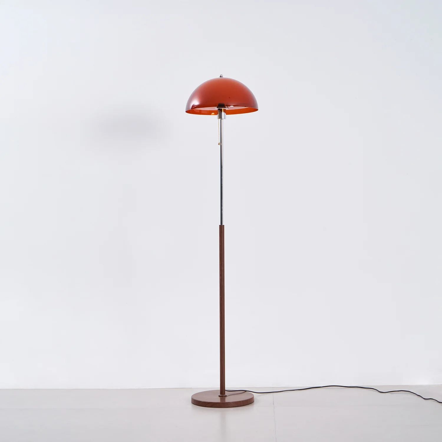 Floor Lamp Wood Metal Amber 160.0 cm Living Room Reading Light Retro Modern Mood Lighting | Thomler
