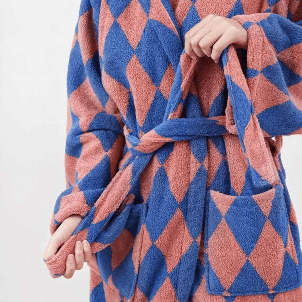 Heavyweight Jacquard Bath Robe – 100% Organic Cotton Spa-Quality Wrap for Men & Women | Thomler