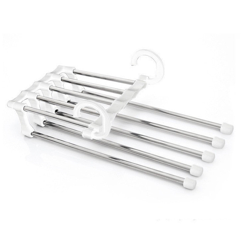 Space-Saving Closet Organizer Hanger with Retractable Arms for Pants, Scarves, Belts & Accessories - Multi-Tier Storage System for Bedroom W | Thomler