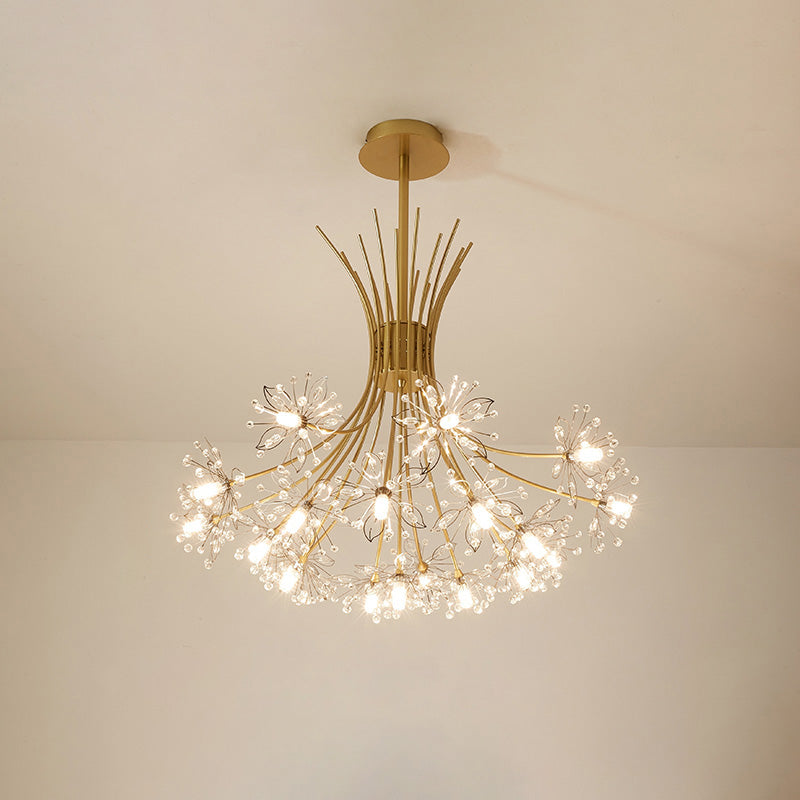 Chandelier Crystal 13 Lights 20.5 in Modern Living Room Dining Room Lighting Fixture | Thomler