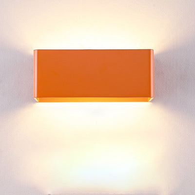 Wall Lamp Aluminium LED Up Down Indoor Hallway Bedroom Accent Lighting Modern Minimalist Sconce Black White | Thomler