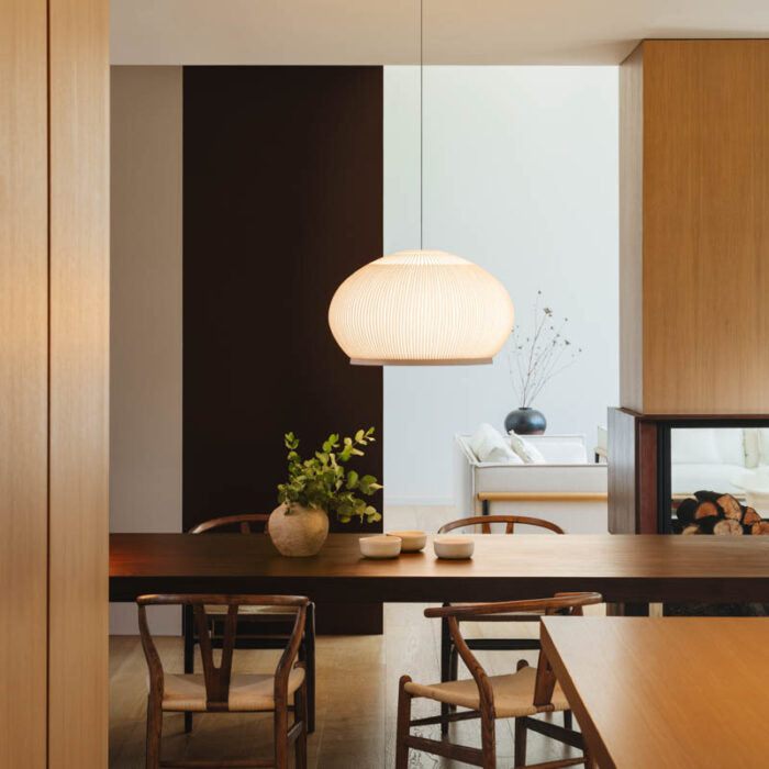 Pendant Light 45.0 cm 17.7" Lycra Beige Dining Room Scandinavian Hanging Ceiling Lamp | Thomler