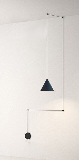 Industrial Hanging Ceiling Light with Adjustable Cord – Black Iron Single-Socket Fixture for Kitchen Island, Dining Room & Bedroom – E27 | Thomler