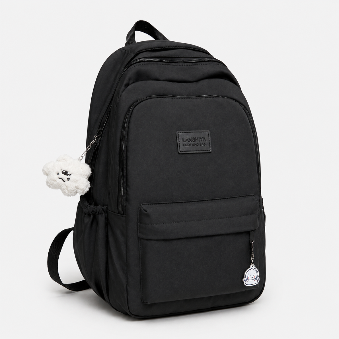 Large Nylon Travel Backpack with Padded Laptop Sleeve & Organized Pockets for School, Work & Commuting – Men Women Students | Thomler