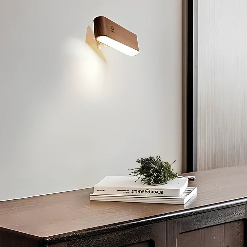 Magnetic Swivel Wall Light with 360° Rotation & Touch Dimmer – Rechargeable Cordless Reading Lamp for Bedroom, Living Room & Home Office | Thomler