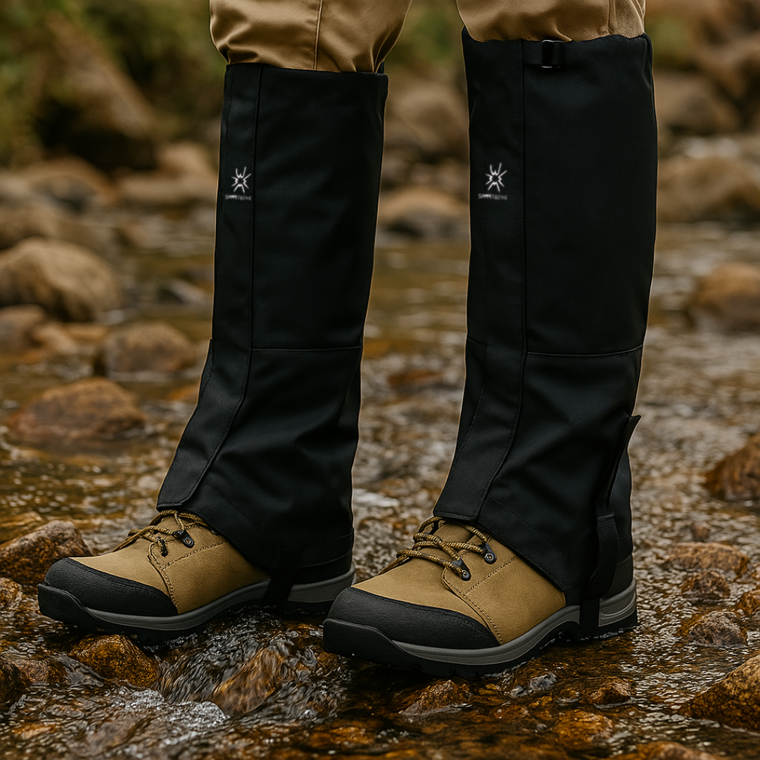Waterproof Leg Gaiters for Winter Hiking & Snowshoeing – Insulated Snow Guards | Thomler