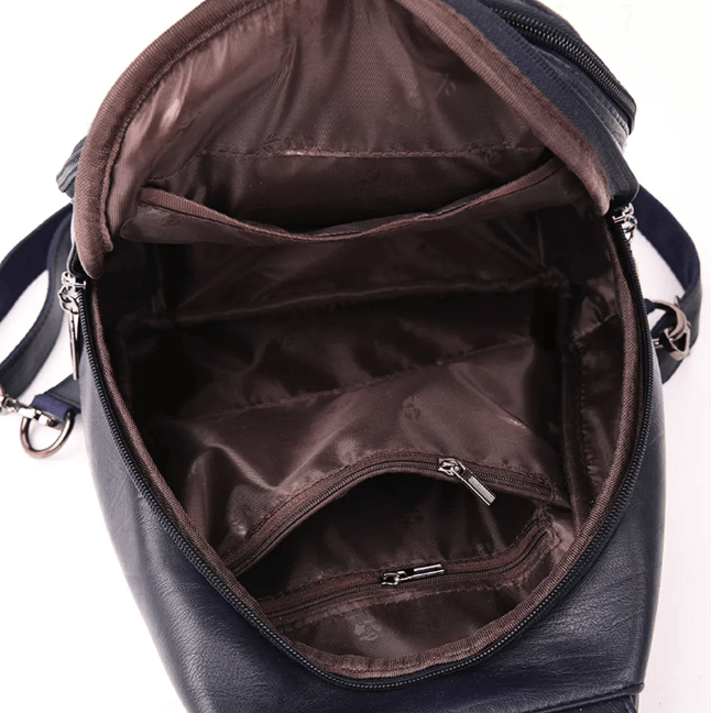 Women's Leather Backpack Purse | Convertible Shoulder Bag for Work & Travel | Handcrafted Premium Cowhide | Multi-Pocket Design | Thomler
