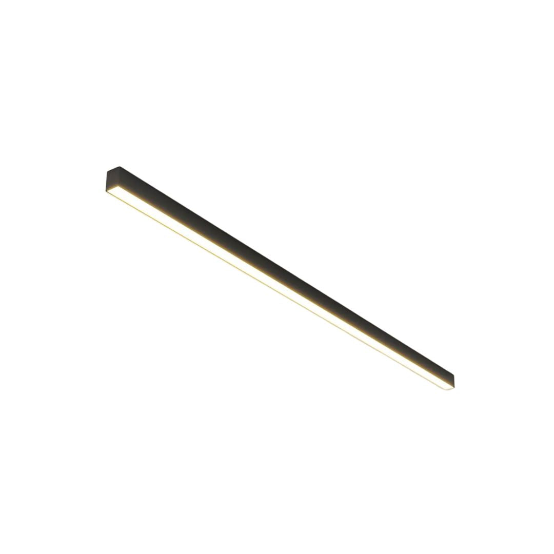 Ceiling Light Black Integrated LED 120.0 cm Modern Indoor Living Room Hallway Bedroom Lighting Fixture Minimalist Elongated Design | Thomler