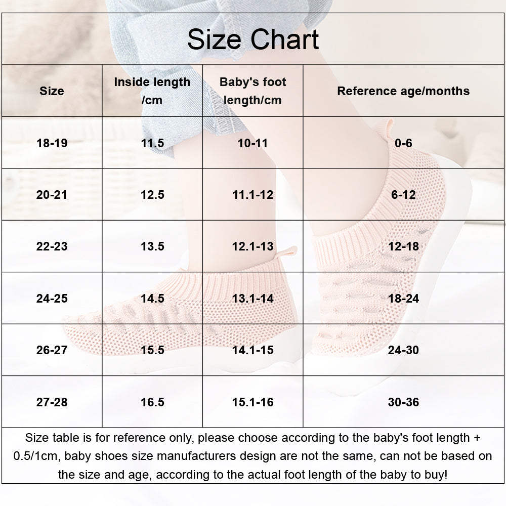 Toddler Non-Slip Sock Shoes – Breathable Mesh First Walkers for Baby Boys & Girls, Soft Sole Indoor Outdoor Footwear | Thomler