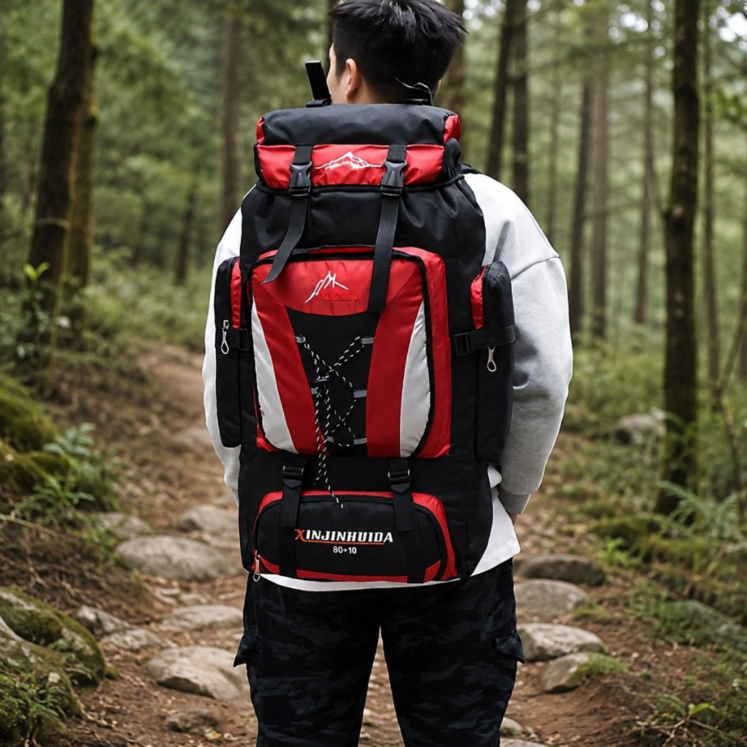 80L Hiking Backpack for Multi-Day Trips – Water-Resistant Trekking Pack with Breathable Support & Quick-Access Pockets for Camping | Thomler