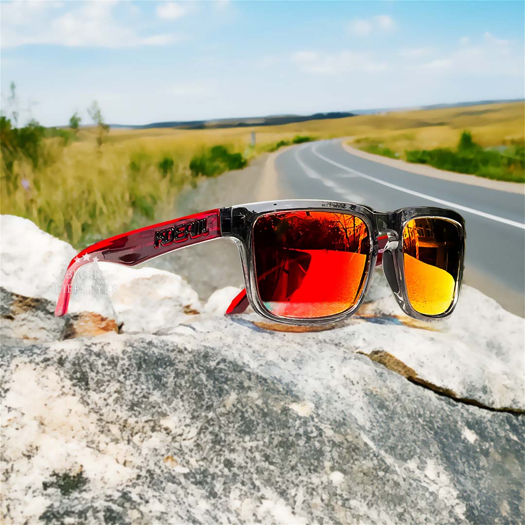 Polarized Riding Sunglasses with Blue Light Filter & UV400 Protection for Motorcycle & City Driving | Thomler