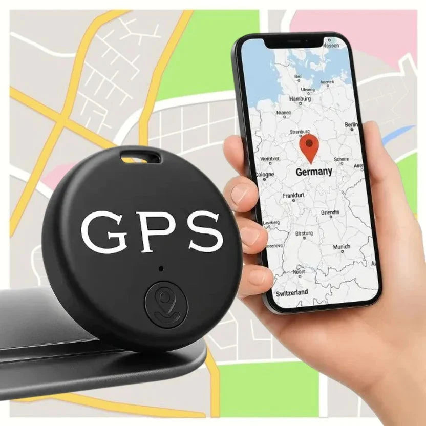 Real-Time GPS Tracker 2-Pack - Magnetic Mini Location Device for Vehicles, Luggage & Belongings - Live Position Monitoring System | Thomler