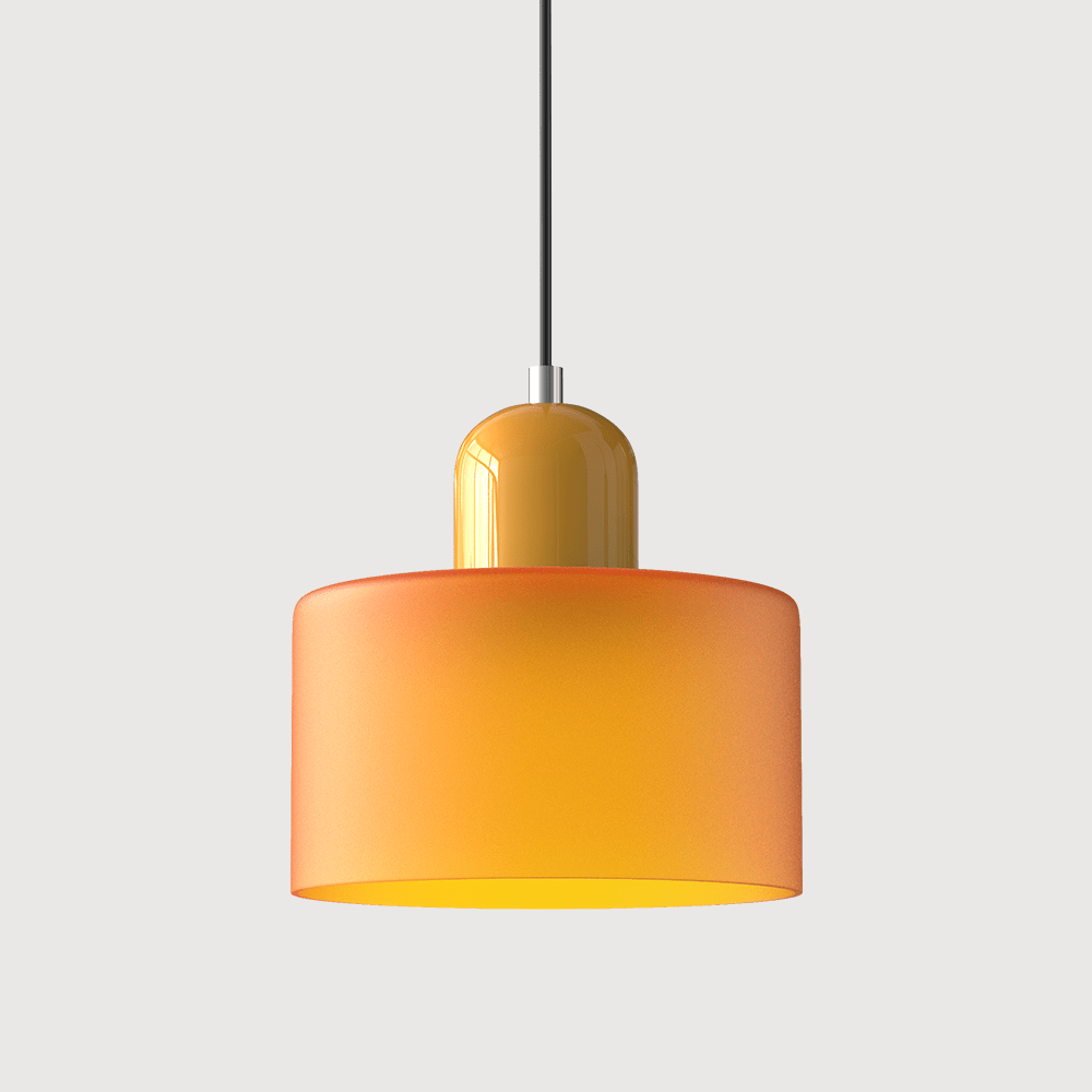 Handwoven Glass Pendant Light Bauhaus Style Indoor Hanging Lamp Adjustable Cable for Dining Room Kitchen Home Office | Thomler